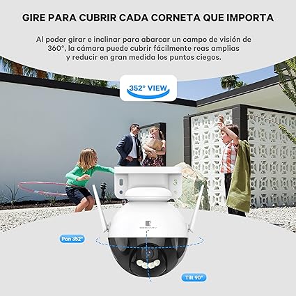 Camara de Seguridad P8-G4 HD 2.5K Seedary
