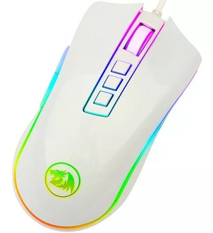 Mouse Gamer Redragon Cobra White M711W RGB 