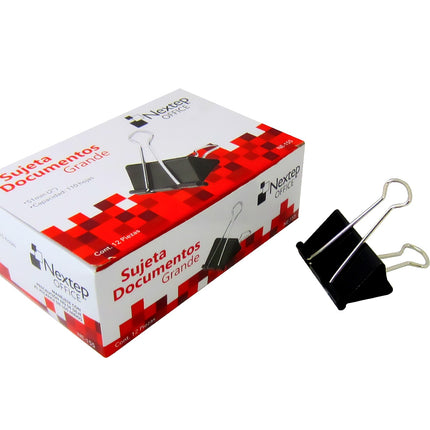 Sujeta Documentos Nextep Grande 51mm (2") PNE-155 12 Pzas