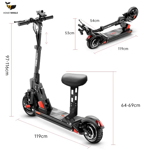 Scooter Eléctrico C1 Pro Honey Whale
