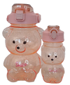 Botella Forma Oso Vaso Kawaii Correa Popote