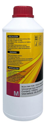 Pack 4 Lts Tinta Universal Compatible Epson Brother Hp Canon Negro/cyan/magenta/amarillo