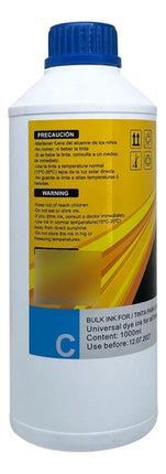Pack 4 Lts Tinta Universal Compatible Epson Brother Hp Canon Negro/cyan/magenta/amarillo