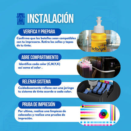 Pack 6 Tintas Compatibles Con T574 L8050 L18050 L18058 Light Negro Cyan Magenta Yellow Light