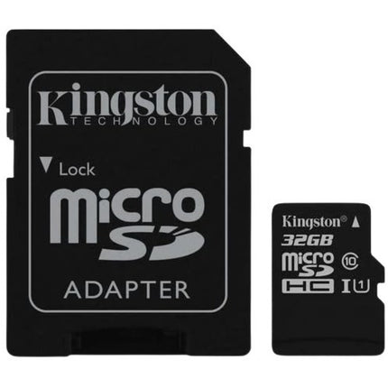 Memoria Sd  32 Gb Modelo Clase 10 Gen 2   Marca Kingston