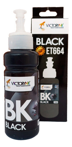 Tinta Victorynk High Definition 70 Ml Para Epson L120 L310 Black, Cyan, Magenta, Ye,llow, Light Magenta Y Cyan