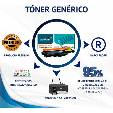 Toner 89a Cf289a Con Chip M507 M528 Generico Negro