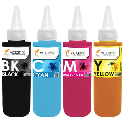 Tinta Comestible Victorynk 70ml Para Impresoras Epson Black, Cyan, Yellow, Magent