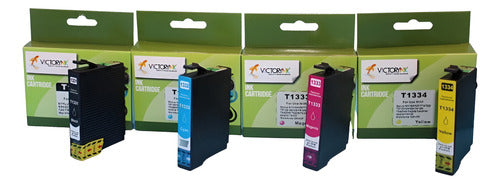 Pack 4 Cartuchos Genéricos  Ep 1331 Y  133 Colo Tx320 Tx430