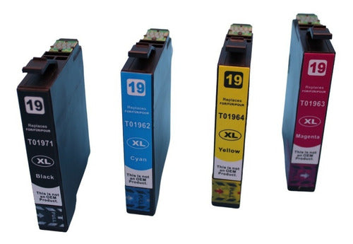 Pack 4 Cartucho Tinta Genérico Ep T 1971 1962 Xp 201 Xp 211