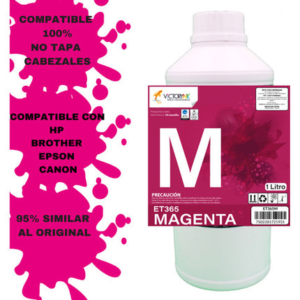 Pack 10 Litros De Tinta Dye Universal Ep H Bro Can
