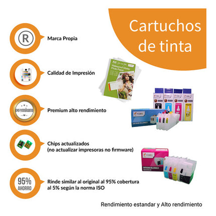 Pack 4 Cartucho Tinta Generico Ep T206/xp2101/13 Ml Black