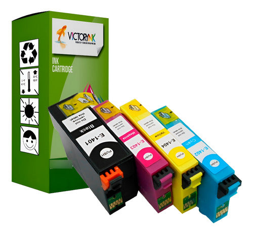 Pack 4 Cartucho Tinta Genérico T1401-t1404