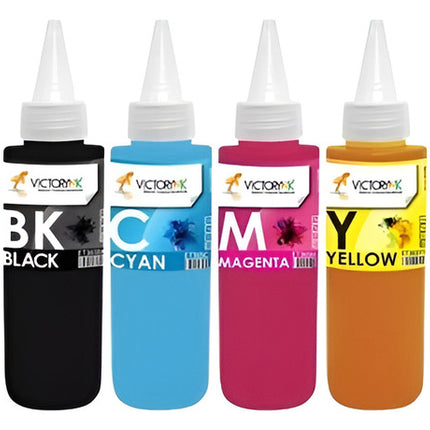 Pack 4 Tinta Pigmentada Para H Pro 8000 8100 8500 Cyan Magenta Yellow Black