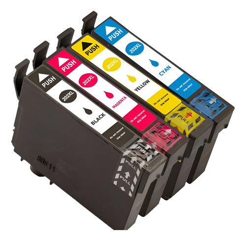 Pack 4 Cartuchos Genérico Victoyrnk T202xl Xp5100 Wf2860
