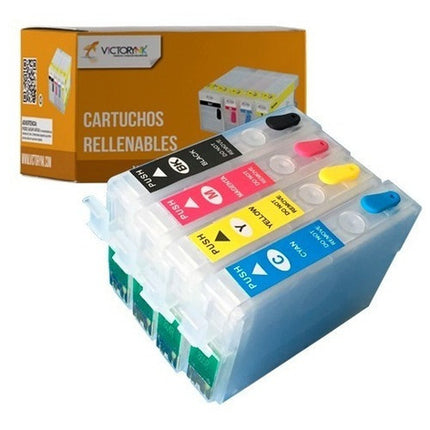 Cartucho Rellenable P/tinta 132 133 Ep Tx120 Tx130 T22