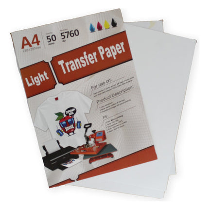 Papel Fotográfico Transfer Colores Claros A4 20 Hojas