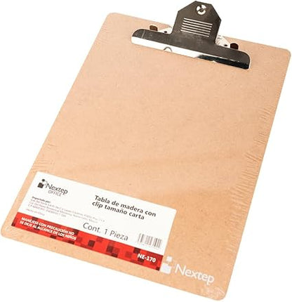Tabla Madera Nextep con Clip Carta NE170