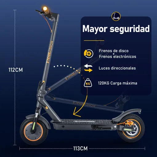 Scooter Eléctrico Honey Whale M2 Max B