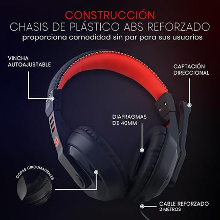 Audifono Gaming Alambrico Ares H120 con Microfono Redragon 8800-0070