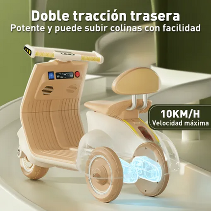 Mini moto Eléctrica Vintage Honey Whale BDQ-916