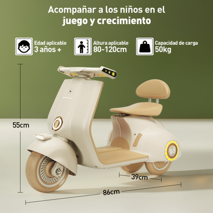 Mini moto Eléctrica Vintage Honey Whale BDQ-916