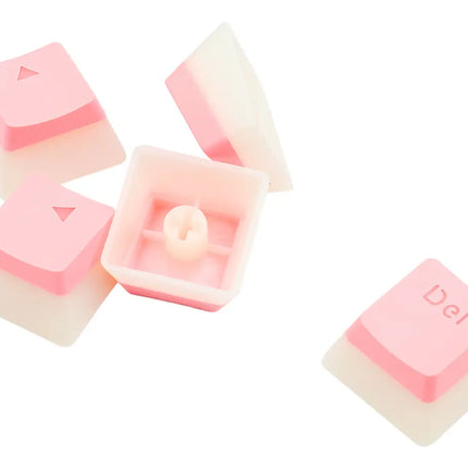 Keycaps Gamer Redragon A130p Scarab Pink Teclado Rosa Idioma Español Latinoamérica