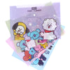 Folder Bts/bt21 Carpeta Impermeable T/ Carta Pack 12 Pzs