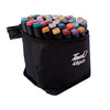 Papelería Kawai Kit Plumones Touch 48 pzs Bolsa Negra