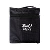 Papelería Kawai Kit Plumones Touch 48 pzs Bolsa Negra