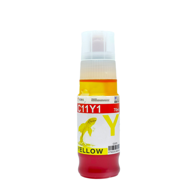 Tinta Generica para Canon Gi11 600 X 600 Dpi G3160 y G2160 (BK,C,M,Y) 70ml