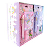 Set Papeleria Kawaii Unicornio Pack 6 Pzs