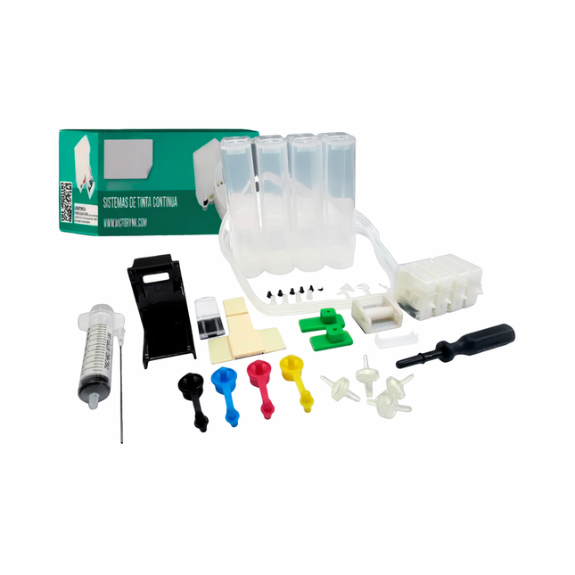 Sistema de Tinta Continua Universal para HP y Canon Tanque Normal Full Accesorios