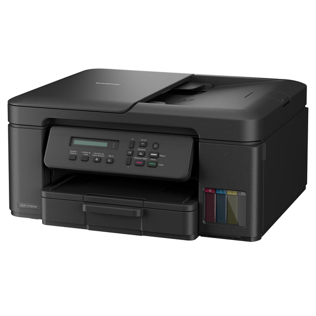 Impresora Multifuncional Brother DCP-T730DW Tinta Continua Color InkBenefit Tank Duplex USB WiFi 2.4 GHz/5 GHz 27 ppm