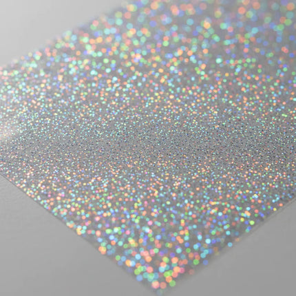 Papel Laminado Holografico En Frio Glitter 20 Pzs A4