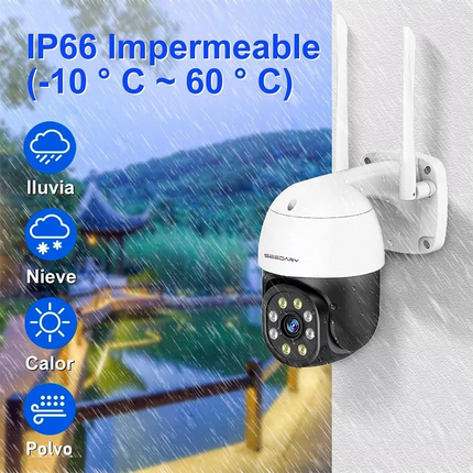 Cámara Domo Exterior 4MP Impermeable P3X30
