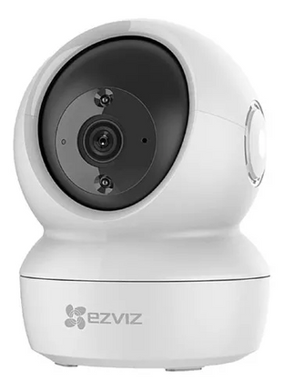 Cámara Ezviz Hogar Inteligente H6c Pt 360 1080p Blanca + Memoria SD 32GB