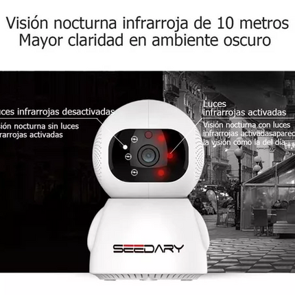 Mini Camara A3F30 para Interior 1080p Seedary