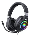 Audifonos On Ear Onikuma TK15 Gaming con Microfono, 3.5mm, Luz Led RGB, Alcance 5.0