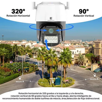 Cámara PTZ P10 para Exterior 3MP