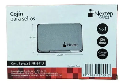 Cojín Para Sellos Nextep Metálico Sin Tinta NE641U