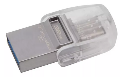 Memoria Tipo C 128GB Modelo DT DUO Micro Marca Kingston