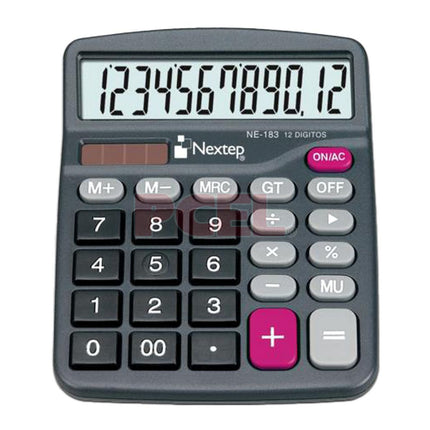 Calculadora Nextep 12 Digitos Semi Escritorio Bateria/Solar NE183