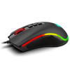 Mouse Cobra Gaming Alambrico  RGB Negro