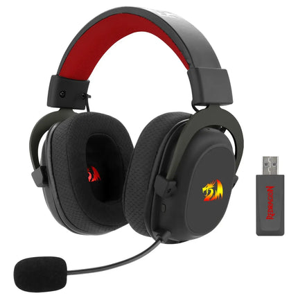 Audifonos Redragon Zeus X Wireless H510-wl, 7.1 Virtual, Rgb Color Negro