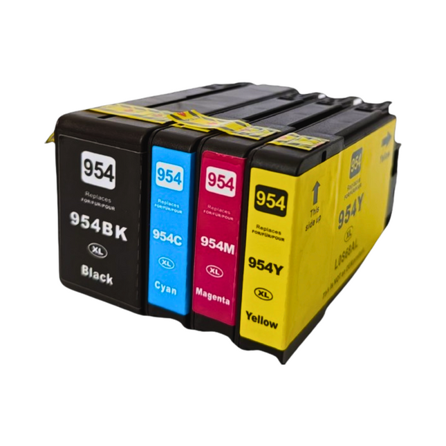 Pack de 4 Cartuchos de Tinta para Hp 954XL 50ml l0s71al 8210 / 8710