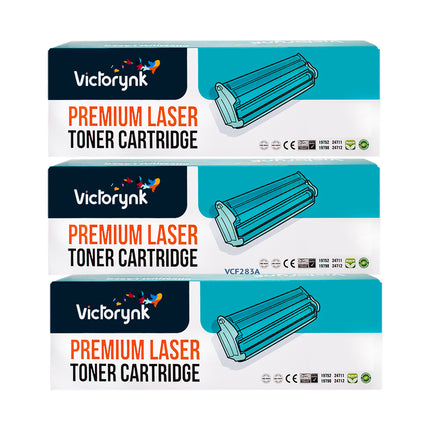 Toner Victorynk Genérico Para Hp CF283A MFP M125/127/201/225, 1500 Pags