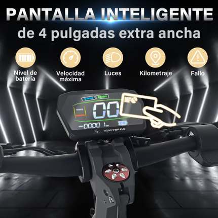 Scooter Eléctrico Plegable Honey Whale G2 Pro