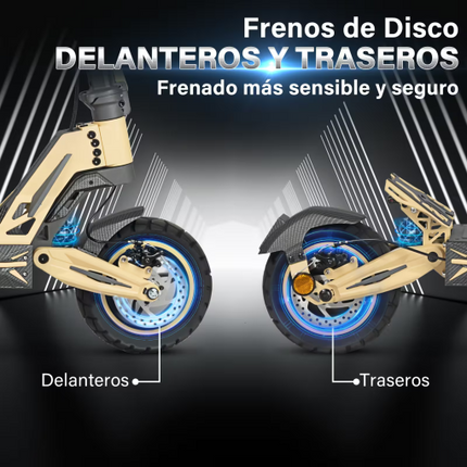 Scooter Eléctrico Plegable Honey Whale G2 Pro