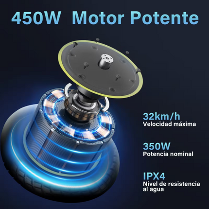 Scooter Eléctrico Plegable Honey Whale S5 Blanco